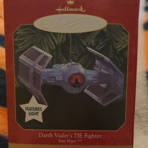 Hallmark Star Wars TIE Fighter Ornament with Light Vintage. Last 1  Left. $10
